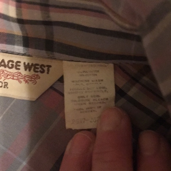 Stagewest western blouse size 11/12 - Picture 7 of 7